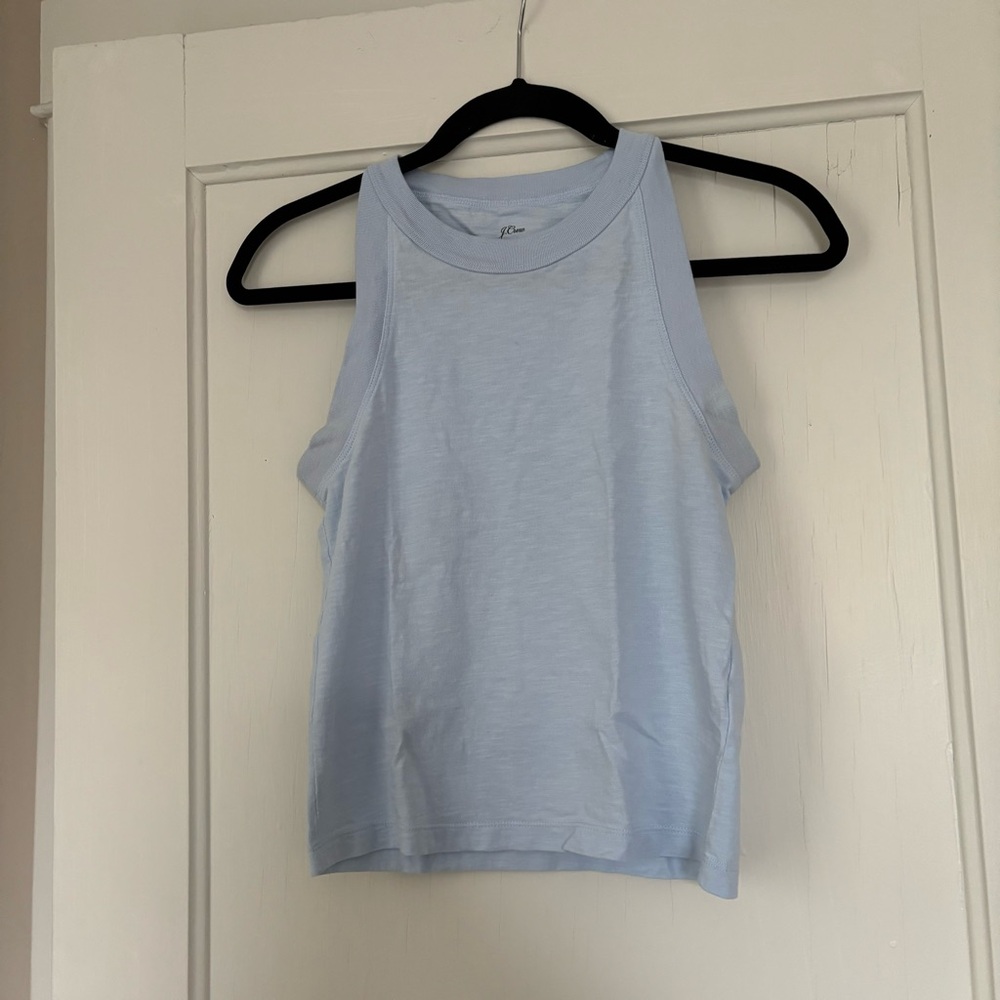Blue j. Crew cotton tank
